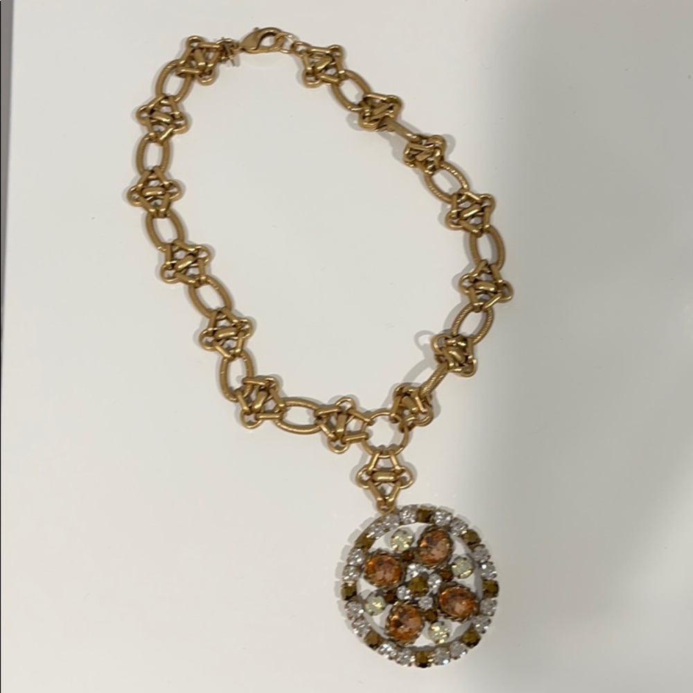 EXPRESS faux gold necklace $49 like NEW
